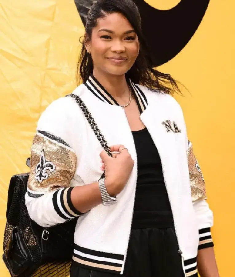 Chanel Iman Breitling Celebrates Partnership Jacket