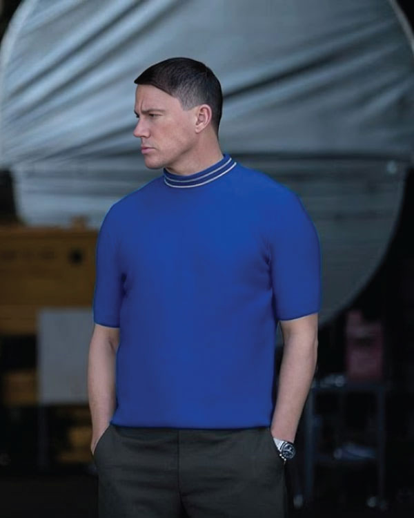 Channing Tatum Fly Me to the Moon Sleeveless Sweater