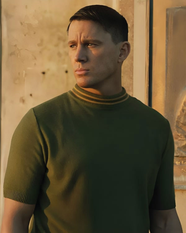 Channing Tatum Fly Me to the Moon Sleeveless Sweater