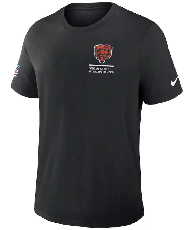 Chicago Bears Black 2025 Crucial Catch T-Shirt