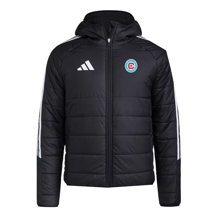 Chicago Fire adidas Black Tiro 24 Winter Hoodie Jacket