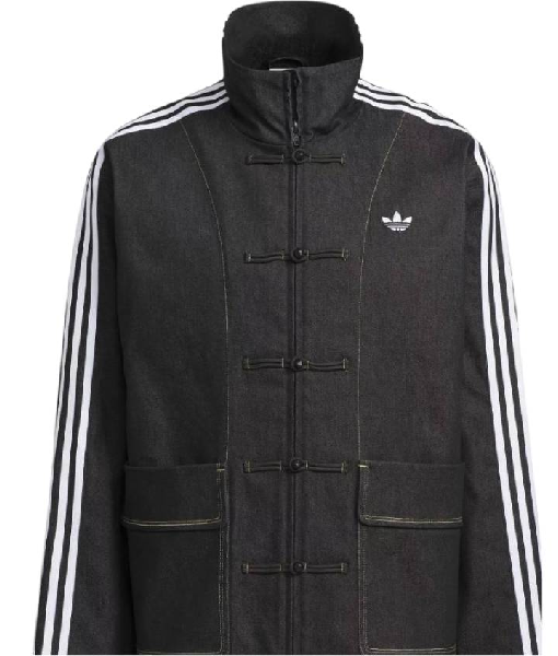 Chinese New Year Black Denim Jacket