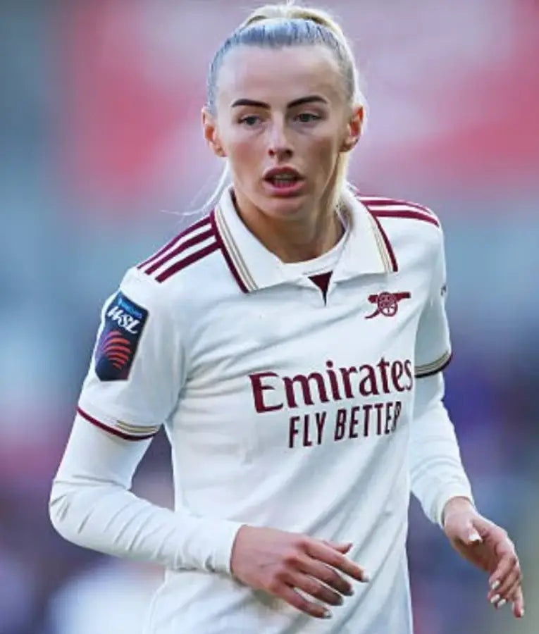 Chloe Kelly Arsenal F.C White Jersey
