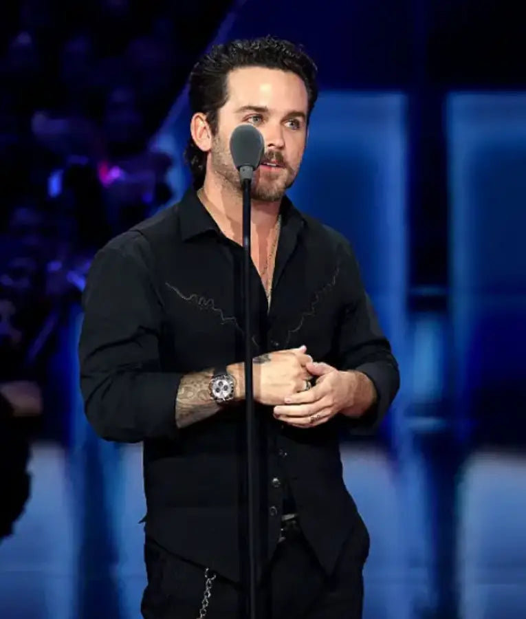 Christian Breslauer 2025 MTV Video Music Awards Black Vest