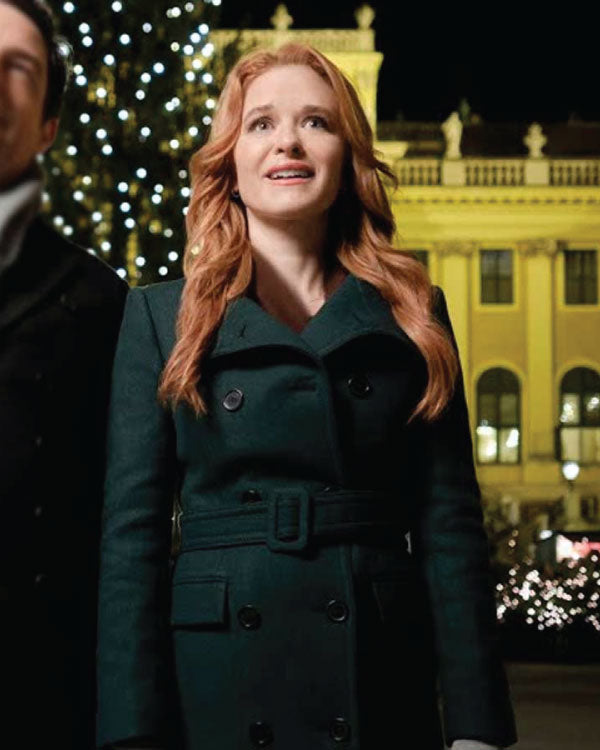 Christmas in Vienna Sarah Drew Green Coat