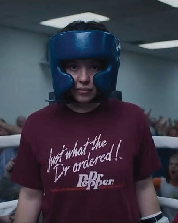 Christy Sydney Sweeney Maroon Graphic Shirt