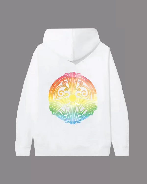Chrome Hearts Peace N Love Hoodie – White