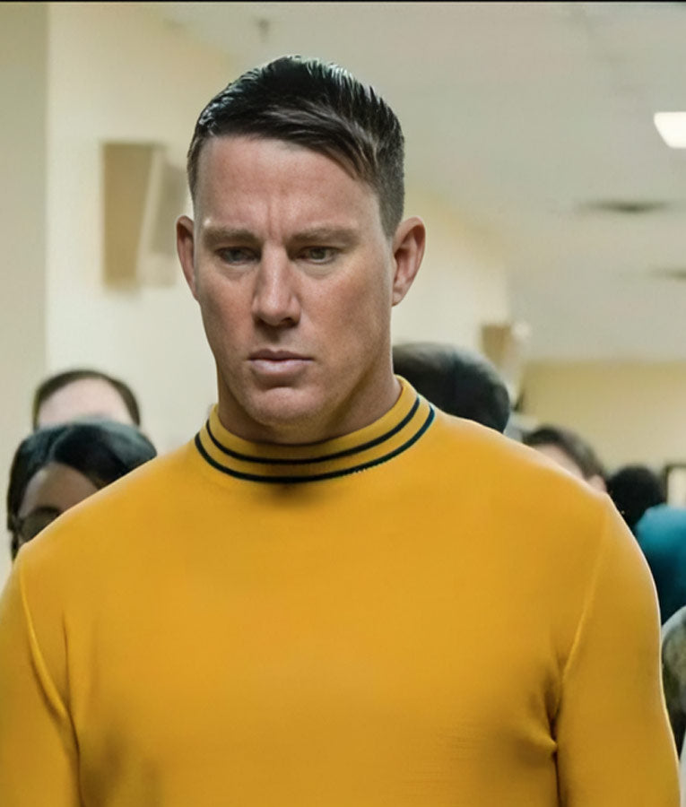 Fly Me to the Moon Channing Tatum Yellow Shirt