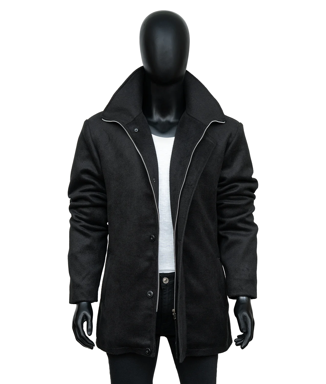 Counterpart Howard Silk Wool Coat