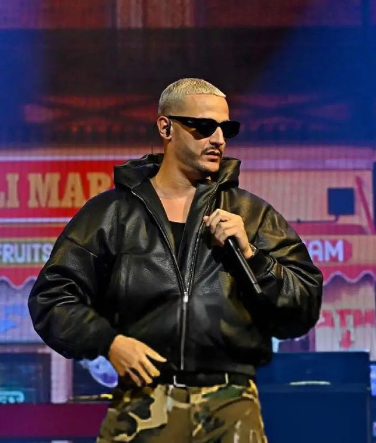 DJ Snake 2025 MTV Video Music Awards Black Leather Jacket