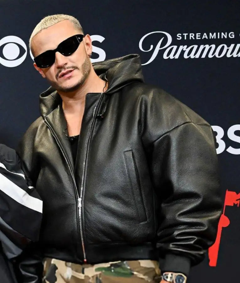 DJ Snake 2025 MTV Video Music Awards Black Leather Jacket