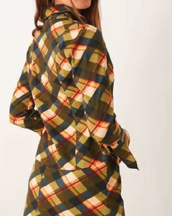 Daddy Issues Aimee Lou Wood Plaid Zip Top