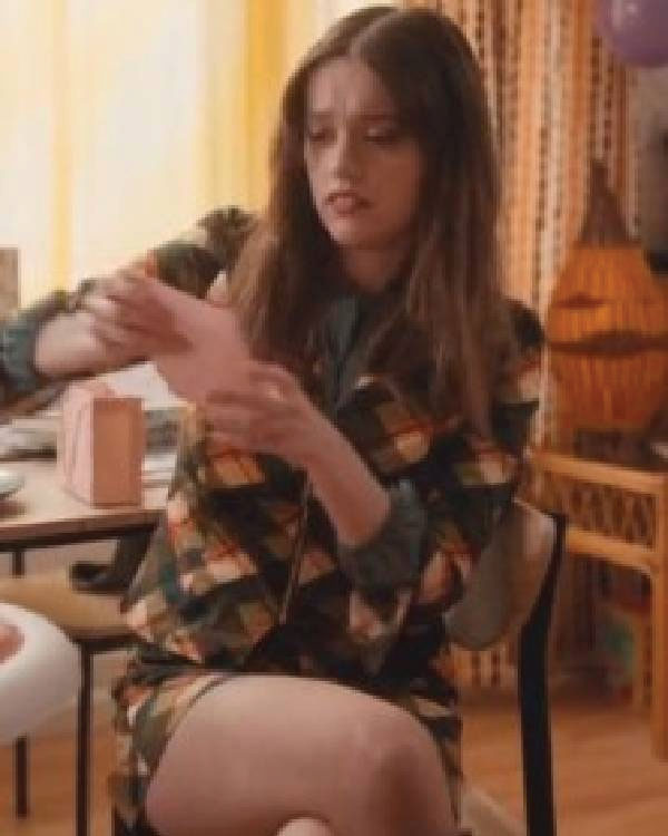 Daddy Issues Aimee Lou Wood Plaid Zip Top