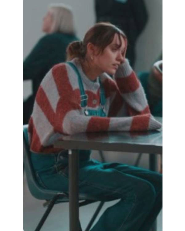 Daddy Issues Aimee Lou Wood Striped Cardigan