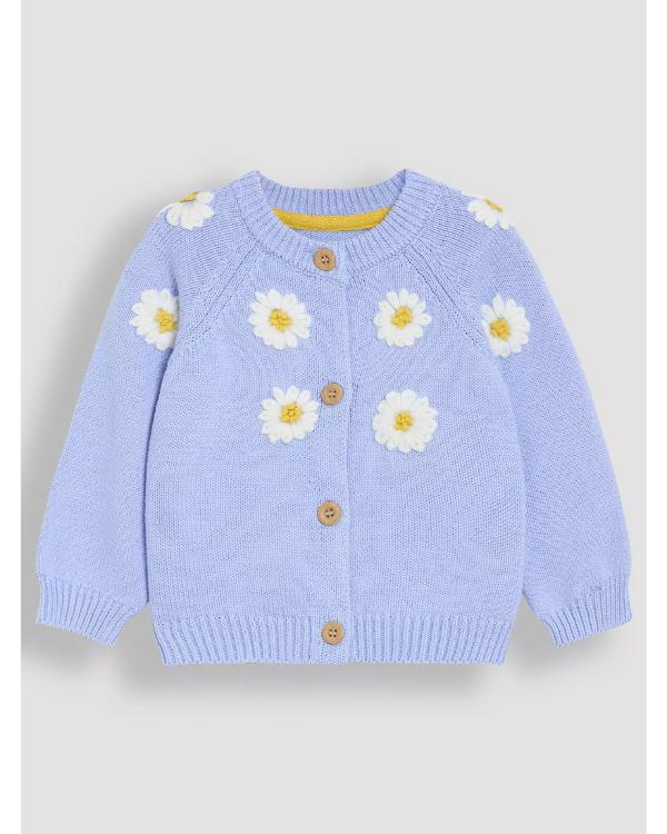 Daddy Issues S02 Sadie Daisy Applique Blue Cardigan