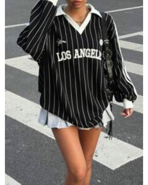 Daddy Issues S02 Taj Atwal Black Striped LA Jersey