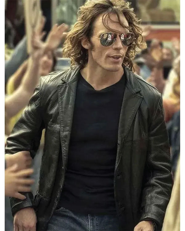 Daisy Jones & The Six Billy Dunne Leather Blazer