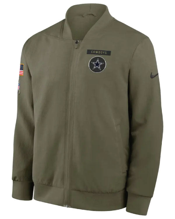 Dallas Cowboys 2025 Salute To Service Bomber Jacket
