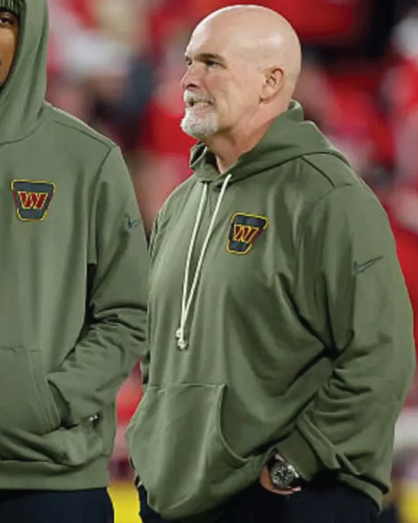 Dan Quinn Washington Commanders 2025 Salute To Service Hoodie