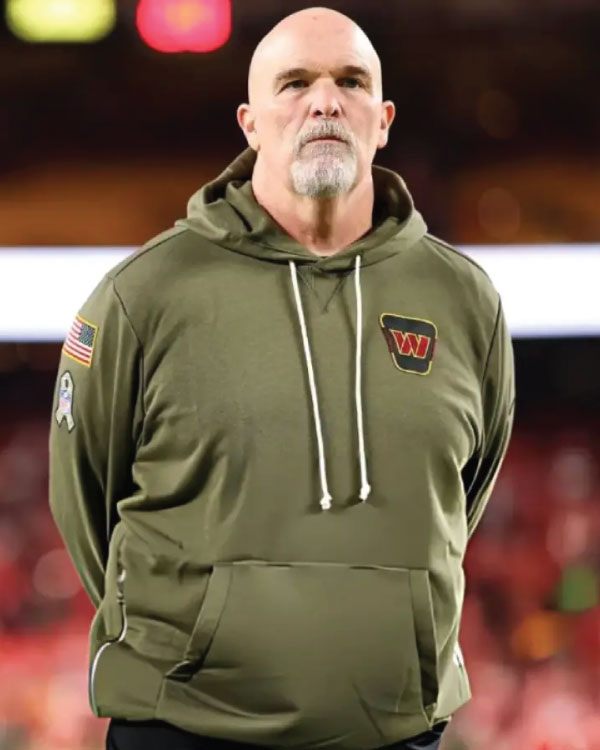 Dan Quinn Washington Commanders 2025 Salute To Service Hoodie