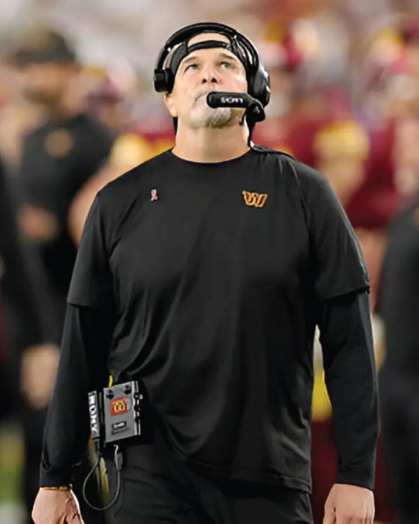 Dan Quinn Washington Commanders v Green Bay Packers Black T-shirt