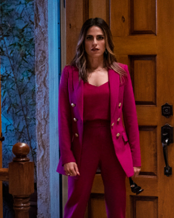 Day Shift 2022 Karla Souza Pink Blazer