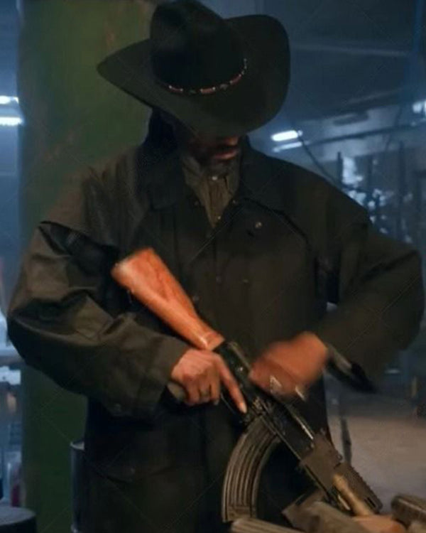 Day Shift 2022 Snoop Dogg Black Coat