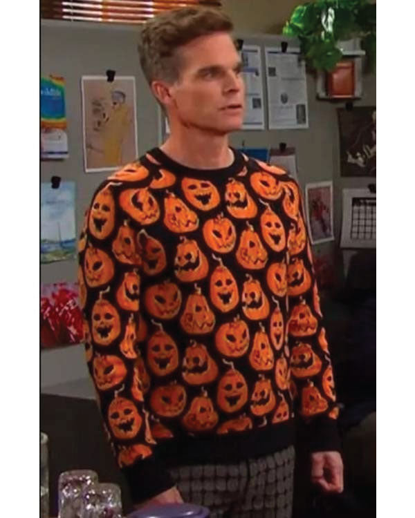 Days Of Our Lives Leo Stark Pumpkin Sweater