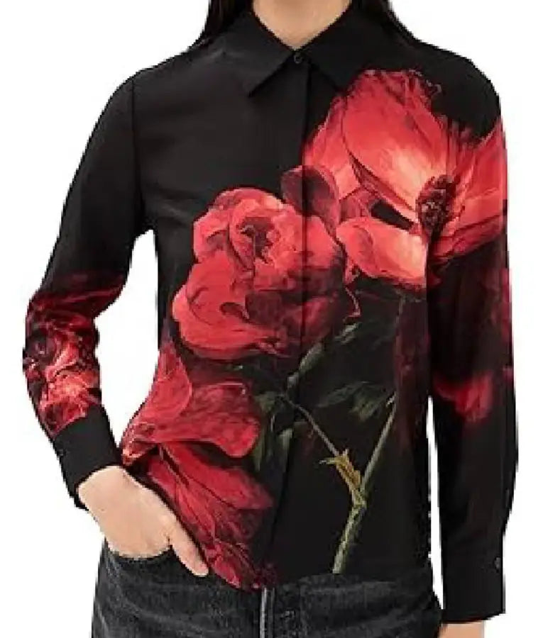 Days of our Lives Emily O’Brien Floral Print Shirt