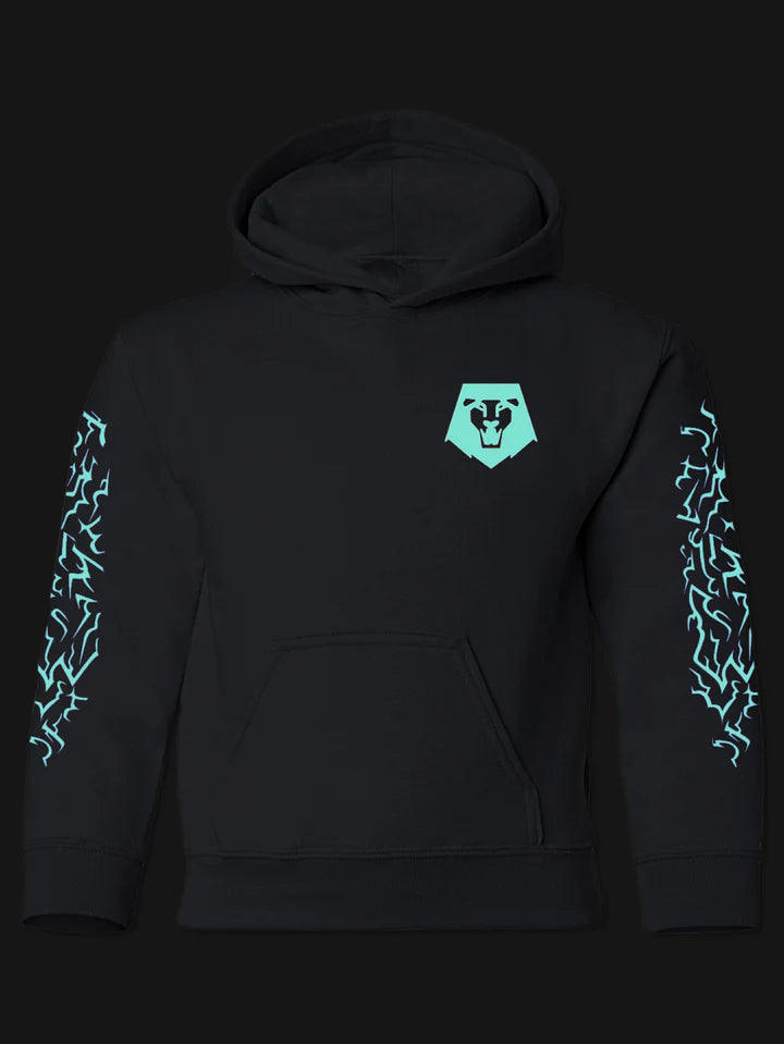 KPop Demon Hunters Saja Boys Glow in the Dark Kids Hoodie