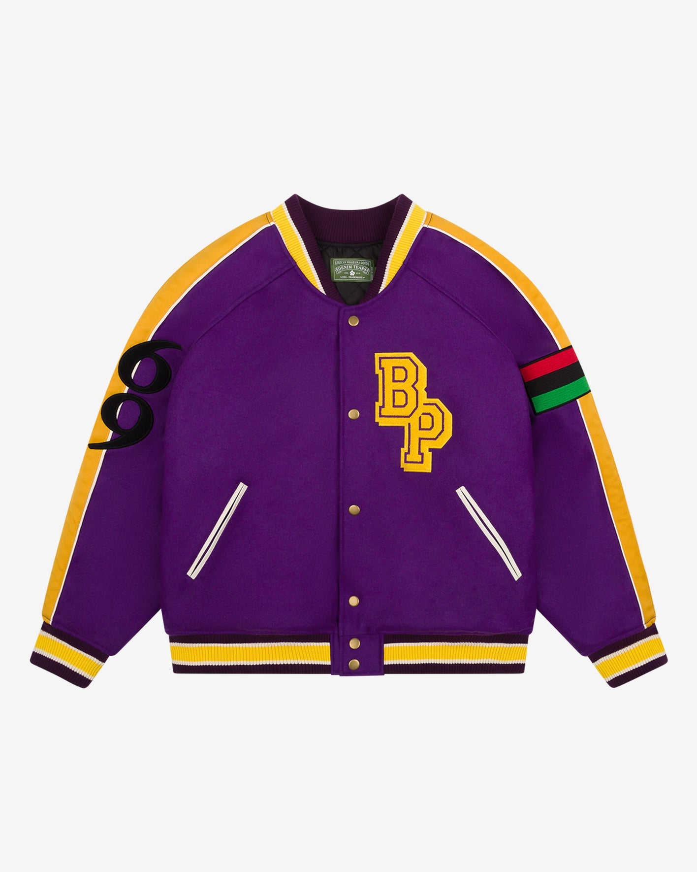 Denim Tears Men's Come Out Fighting Varsity Jacket