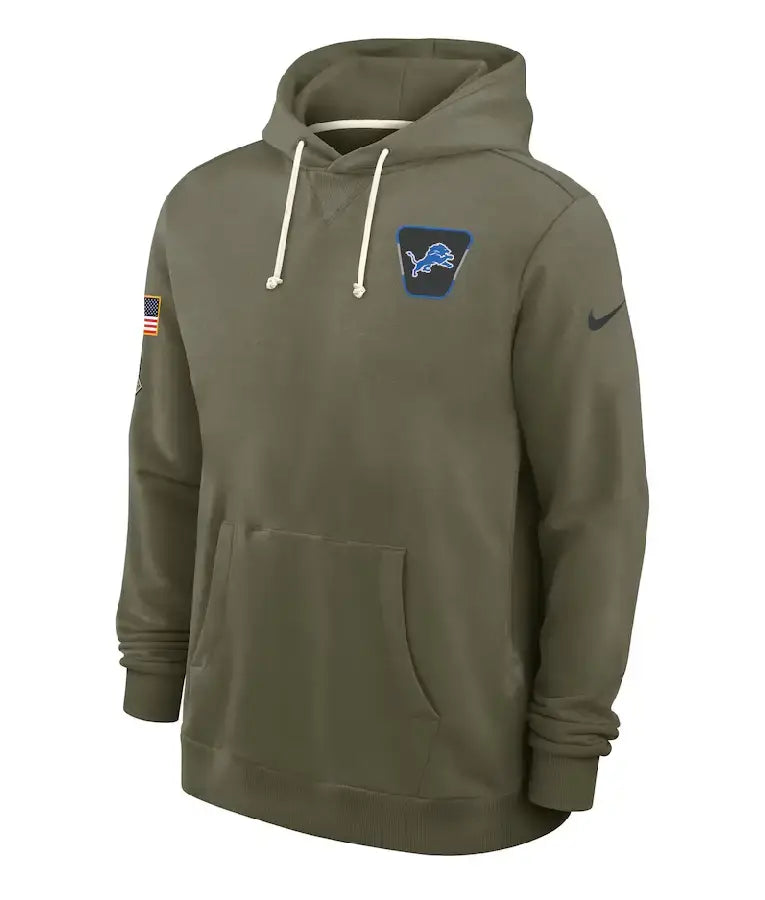 Detroit Lions 2025 Salute To Service Hoodie