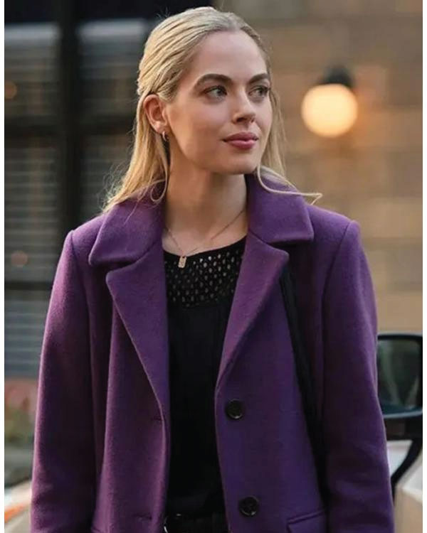 Dial S For Santa 2023 Sarah Dugdale Purple Coat