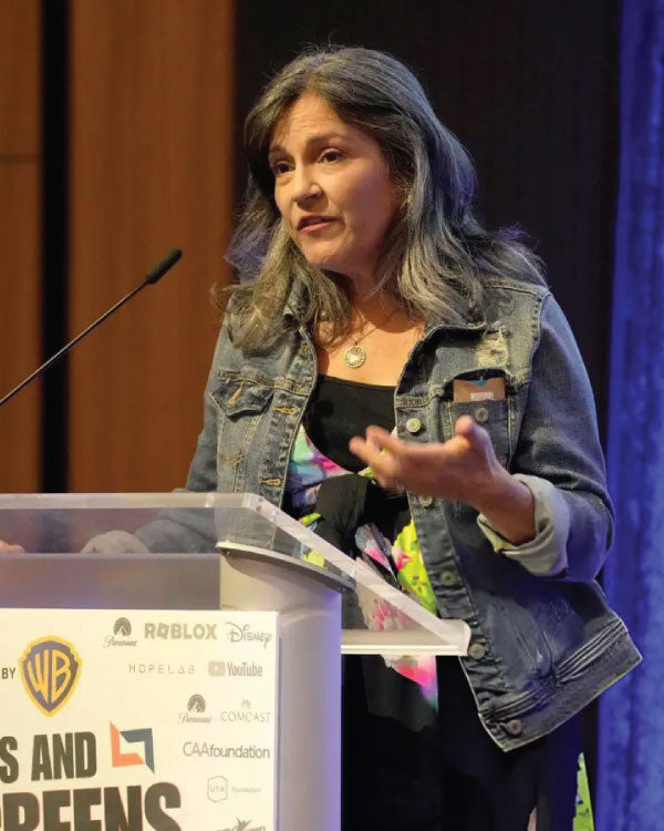 Dr. Yalda Uhls Teens and Screens Summit 2025 Denim Jacket