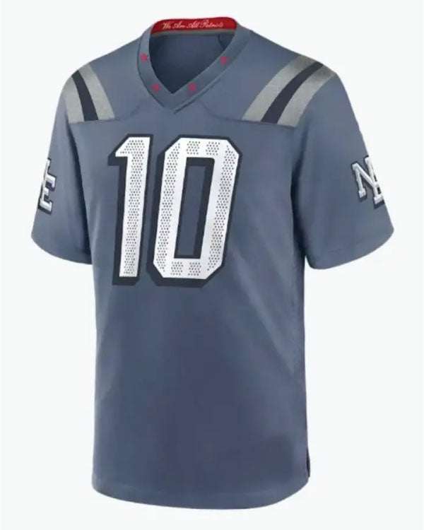 Drake Maye New England Patriots Rivalries Jersey
