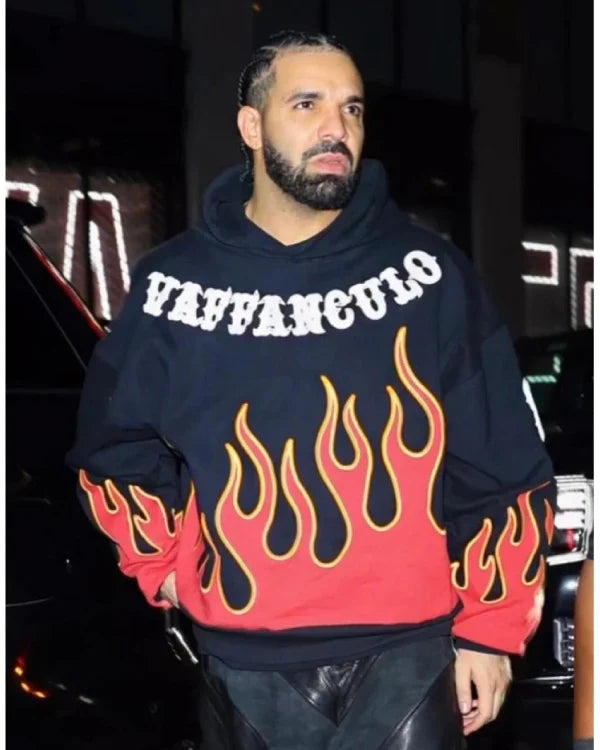 Drake Vaffanculo Flame Hoodie