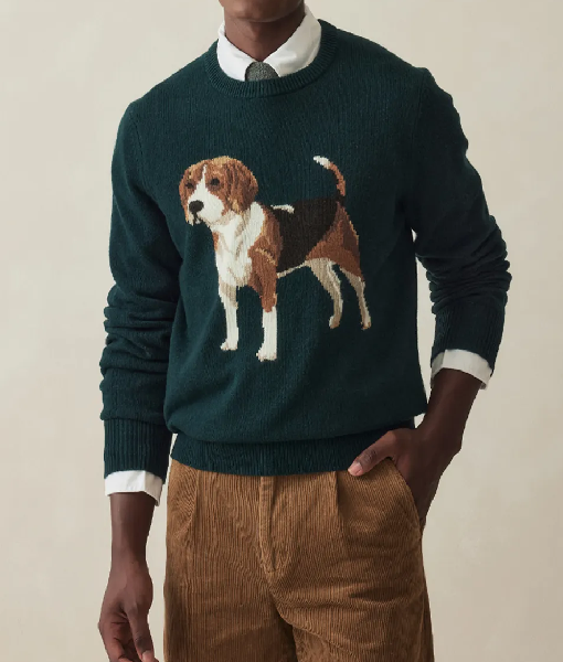 Drew Barrymore Show 2025 Ross Mathews Dog Sweater