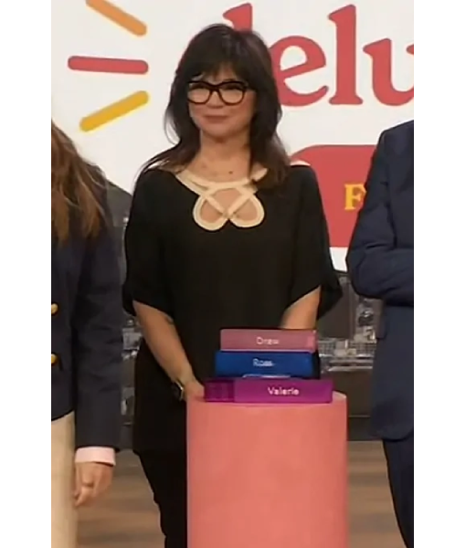 Drew Barrymore Show 2025 Valerie Bertinelli Cutout Top