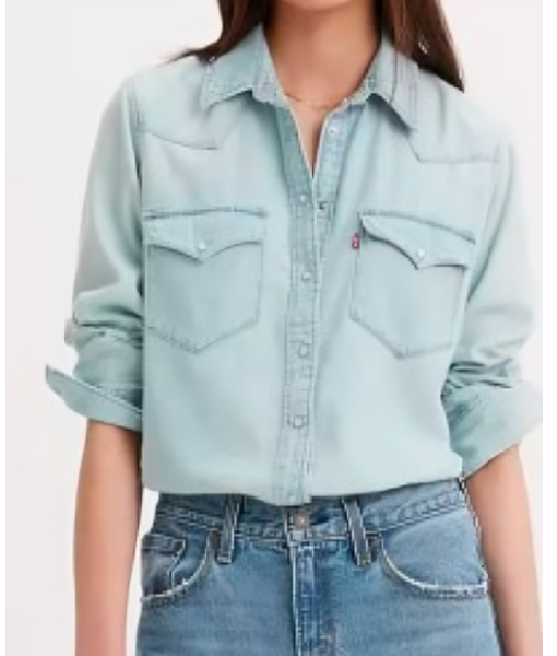 Ransom Canyon S01 Ellie Catawnee Denim Shirt