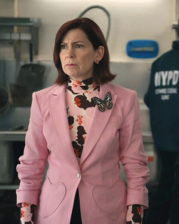 Elsbeth 2024 Carrie Preston Pink Heart Blazer