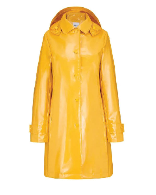 Elsbeth S02 Carrie Preston Yellow Rain Coat