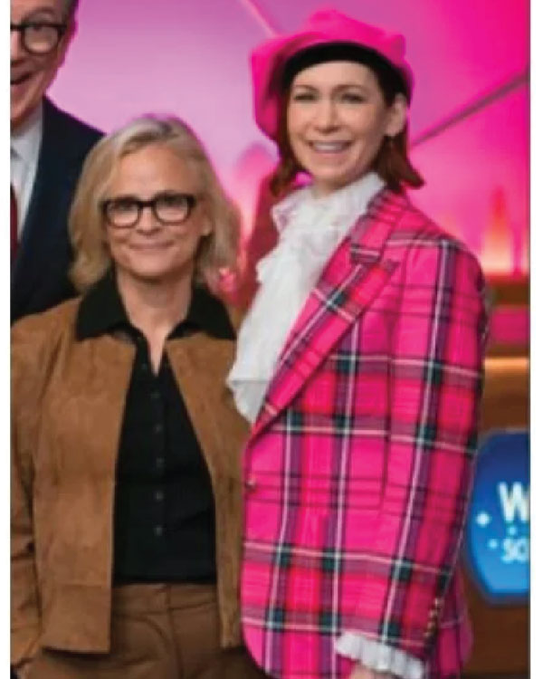 Elsbeth S03 Carrie Preston Pink Plaid Blazer
