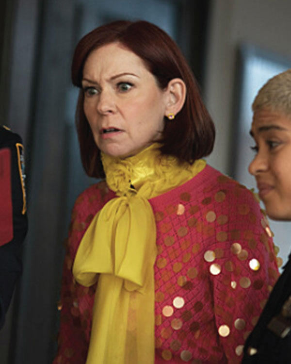 Elsbeth S03 Elsbeth Tascioni Pink Sequined Cropped Cardigan