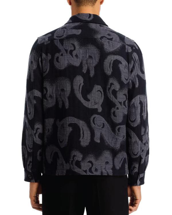 Elsbeth S03 Grey & Black Textured Shirt