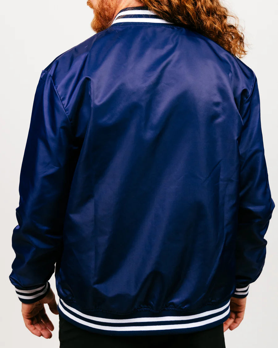 Essential Navy Letterman Jacket