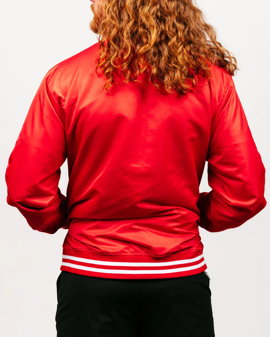Essential Red Letterman Jacket