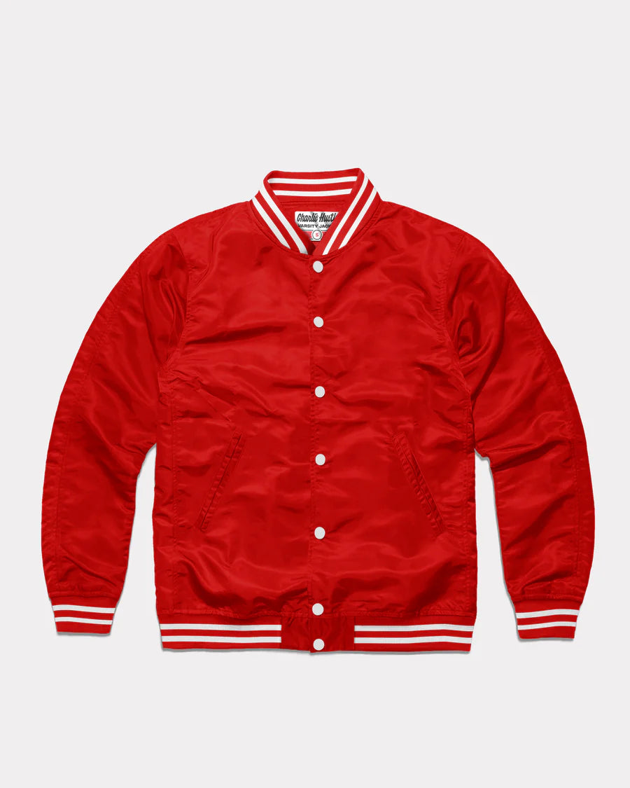 Essential Red Letterman Jacket