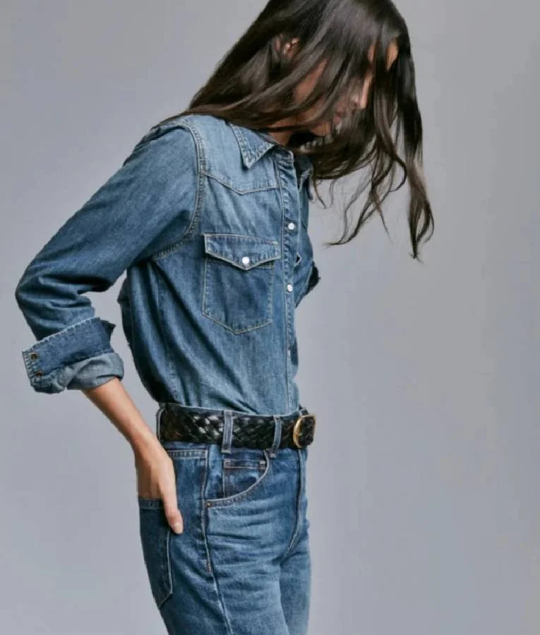 FBI Most Wanted S06 Nina Chase Denim Shirt