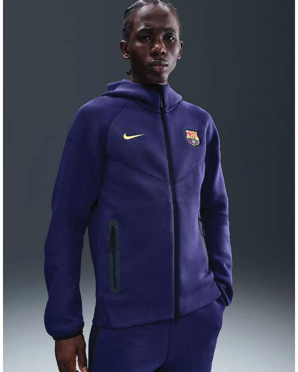 FC Barcelona Tech Windrunner Soccer Hoodie