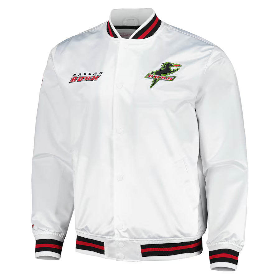 FC Dallas Mitchell & Ness Dallas Burn City Satin Jacket